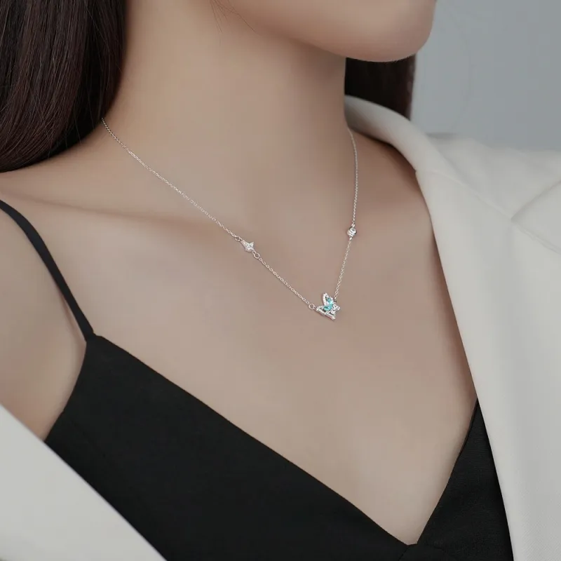 Golden Kite S925 Silver Necklaces Women's-4