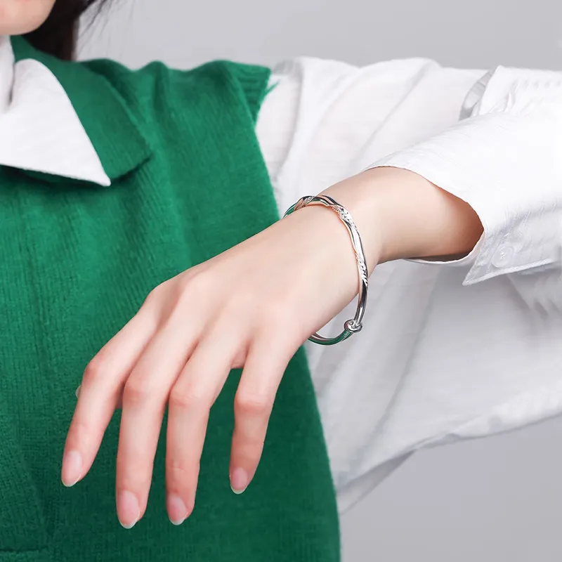 Golden Kite S999 Fine Silver Sterling Silver Bracelets Women's-4