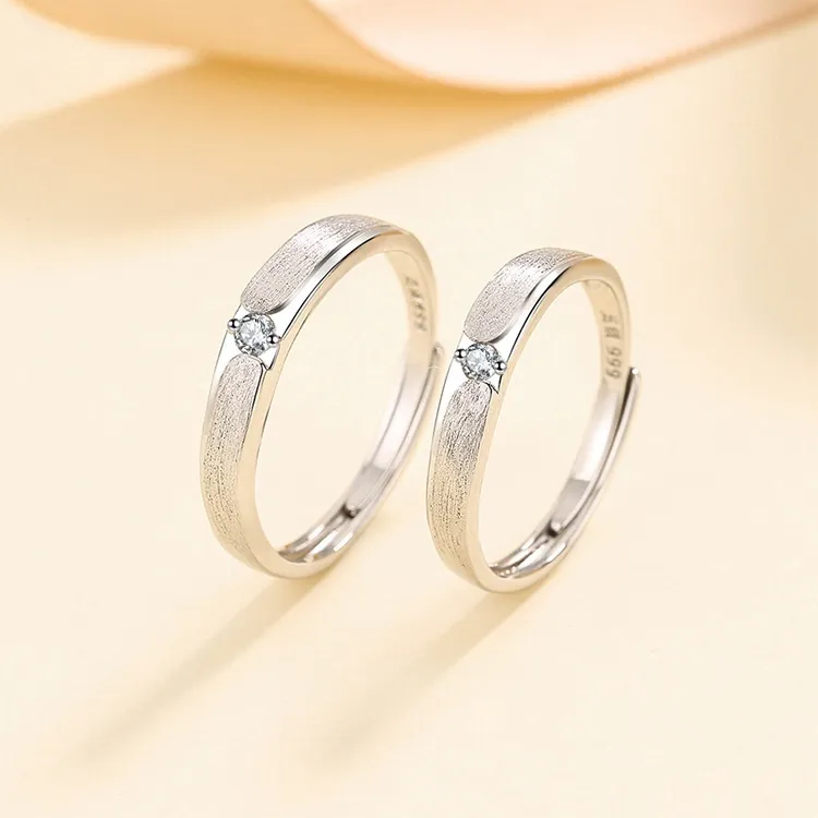 Golden Kite S999 Fine Silver Rings Unisex-9