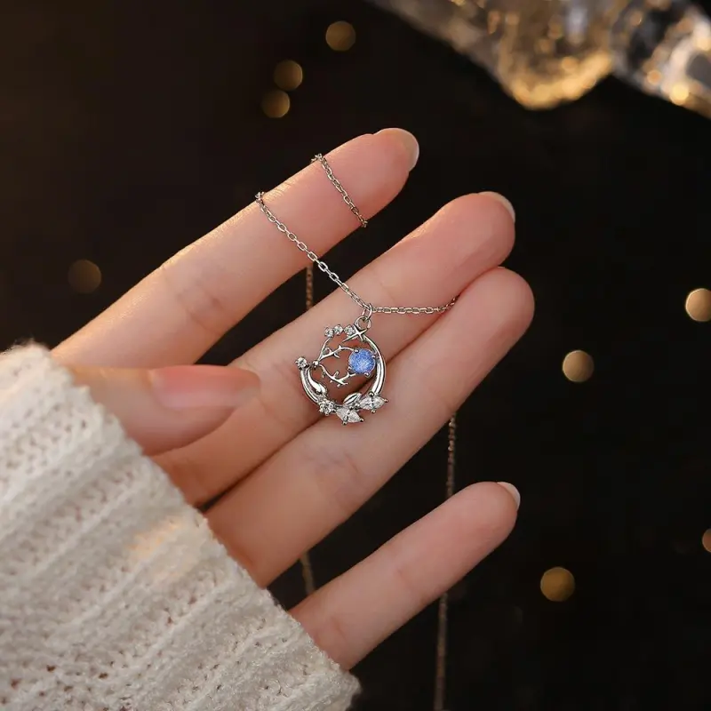 Golden Kite S925 Silver Necklaces Women's-4