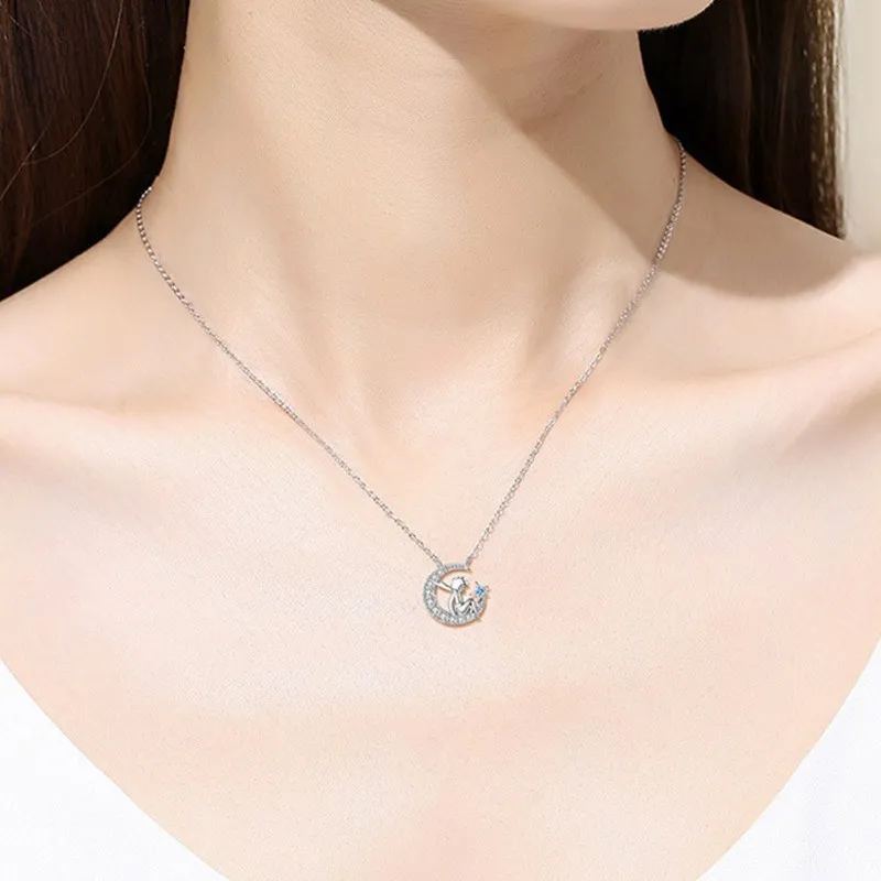 Golden Kite S925 Silver Necklaces Women's-9