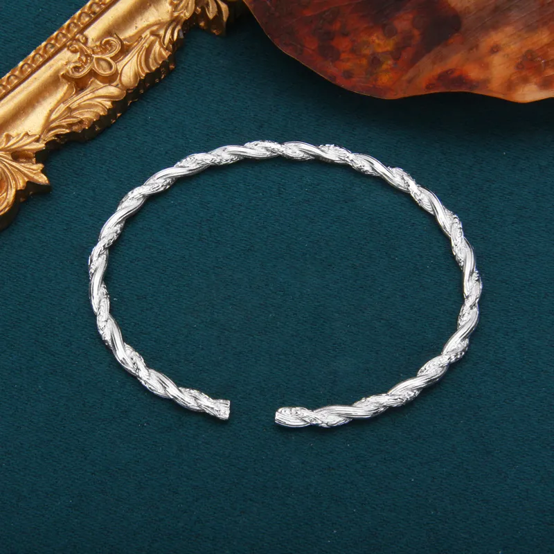 Golden Kite S925 Silver Bangles Women's-2