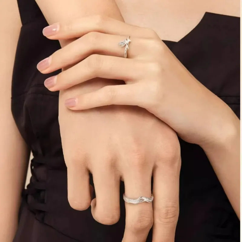 Golden Kite S925 Silver Rings Unisex-1