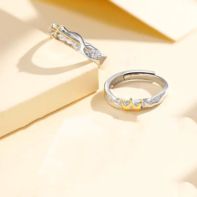 Golden Kite S925 Silver Rings Unisex-9