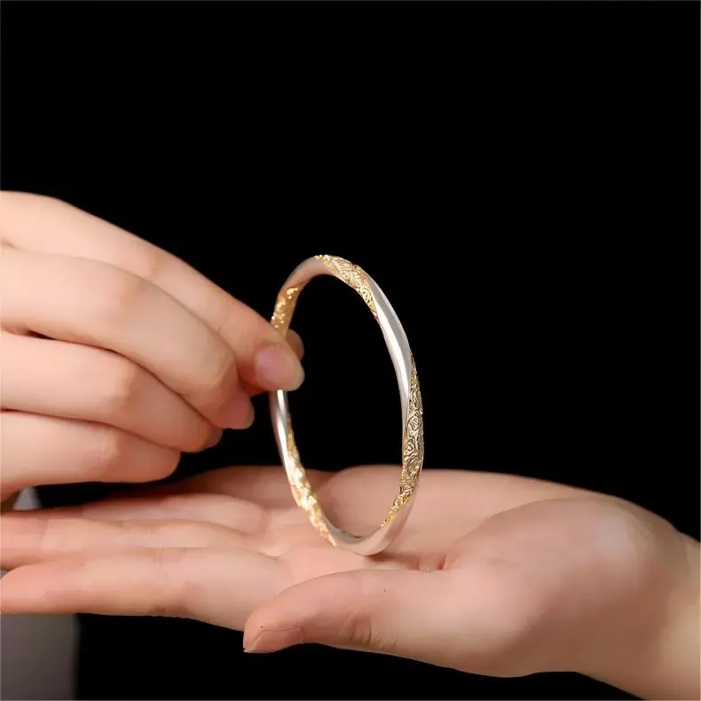 Golden Kite S999 Fine Silver Bangles Women's-5
