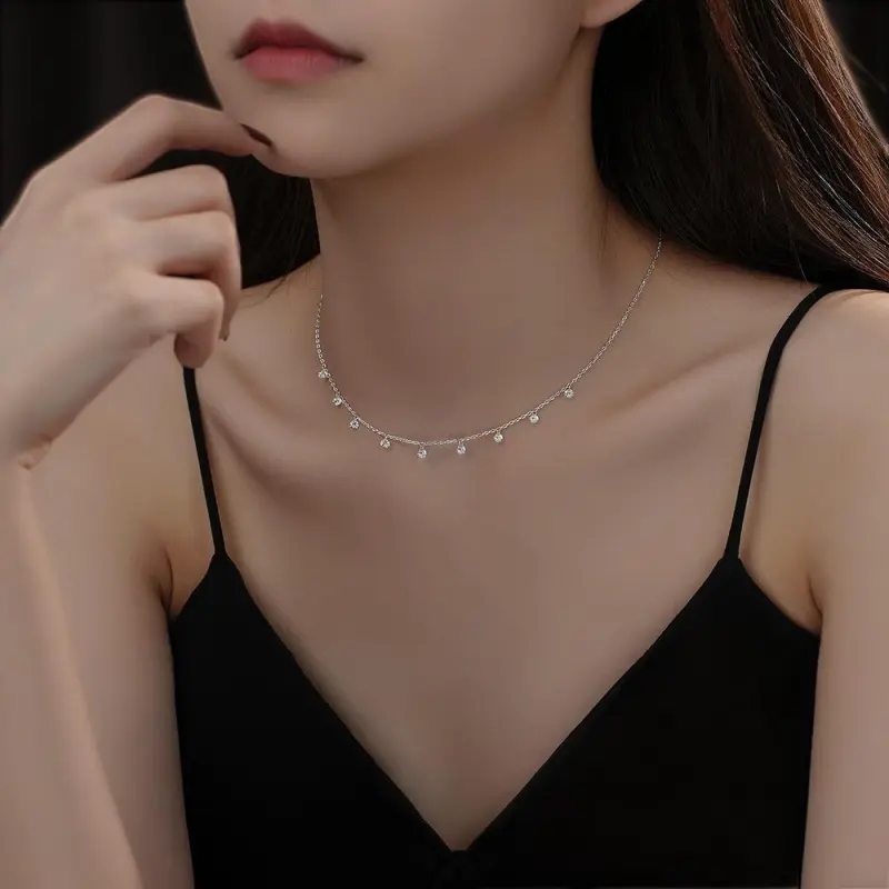 Golden Kite S925 Silver Necklaces Women's-4