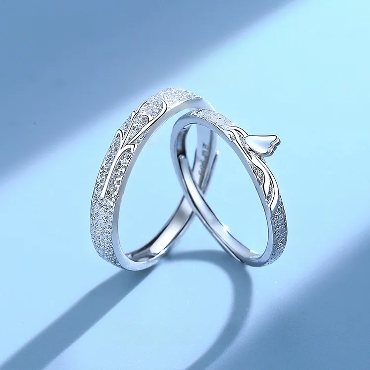 Golden Kite S999 Fine Silver Rings Unisex-7