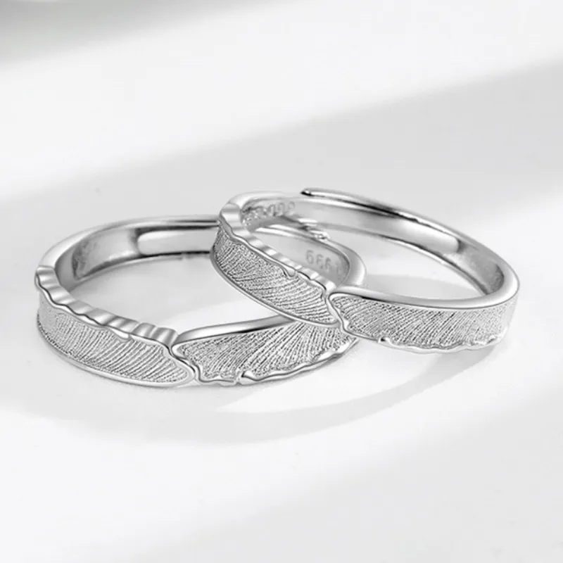 Golden Kite S999 Fine Silver Rings Unisex-9