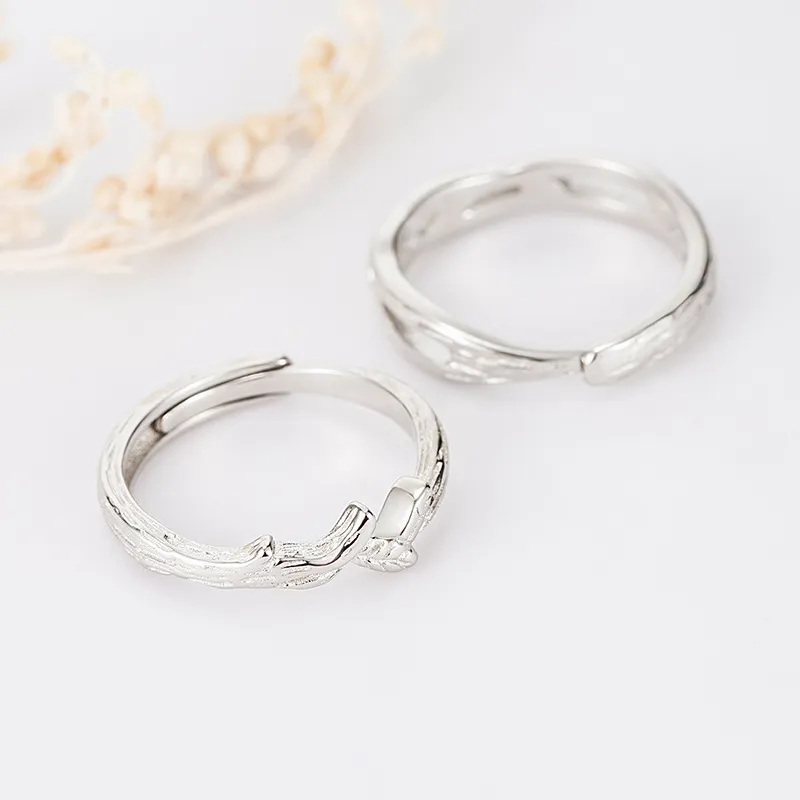 Golden Kite S999 Fine Silver Rings Unisex-13