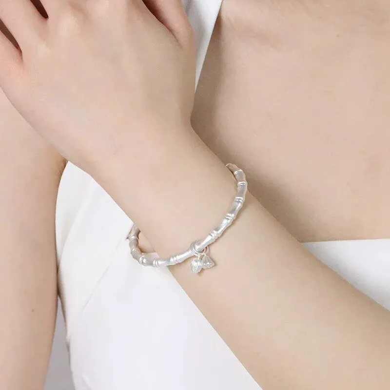 Golden Kite S999 Fine Silver Sterling Silver Bracelets Women's-5