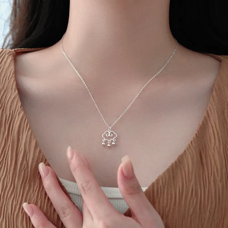 Golden Kite S999 Fine Silver Necklaces Women's-4