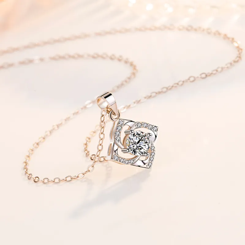 Golden Kite S925 Silver Necklaces Women's-1