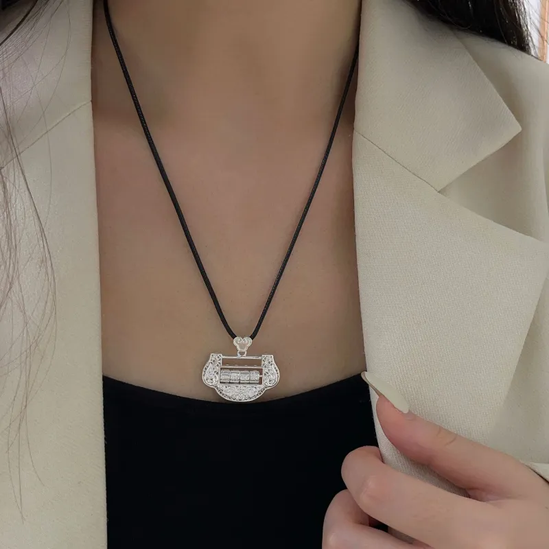 Golden Kite S925 Silver Necklaces Unisex-4