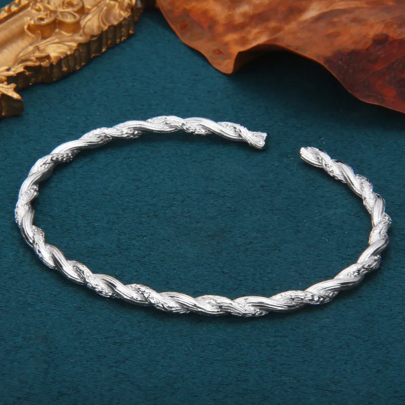 Golden Kite S925 Silver Bangles Women's-4