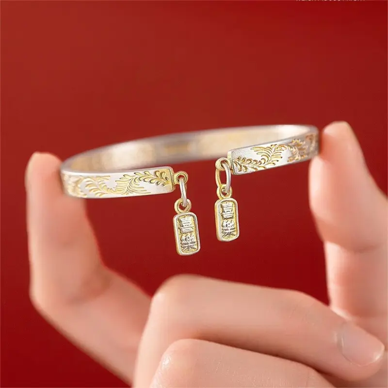 Golden Kite S999 Fine Silver Bangles Women's-2
