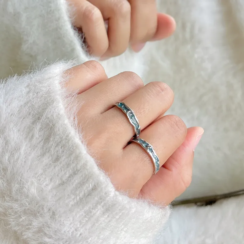 Golden Kite S925 Silver Rings Unisex-2
