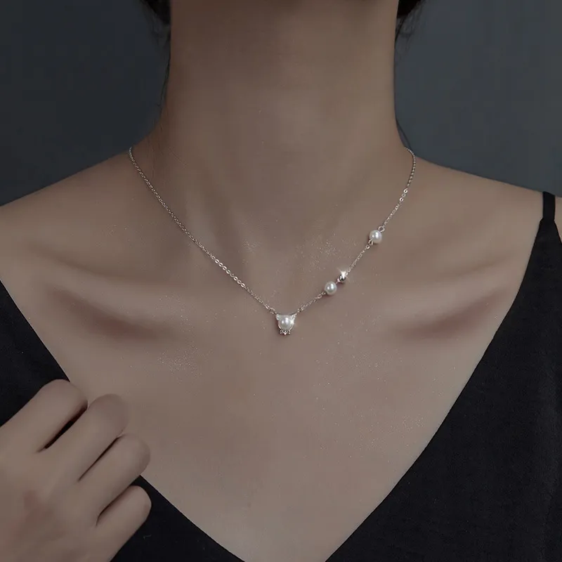 Golden Kite S925 Silver Necklaces Women's-3