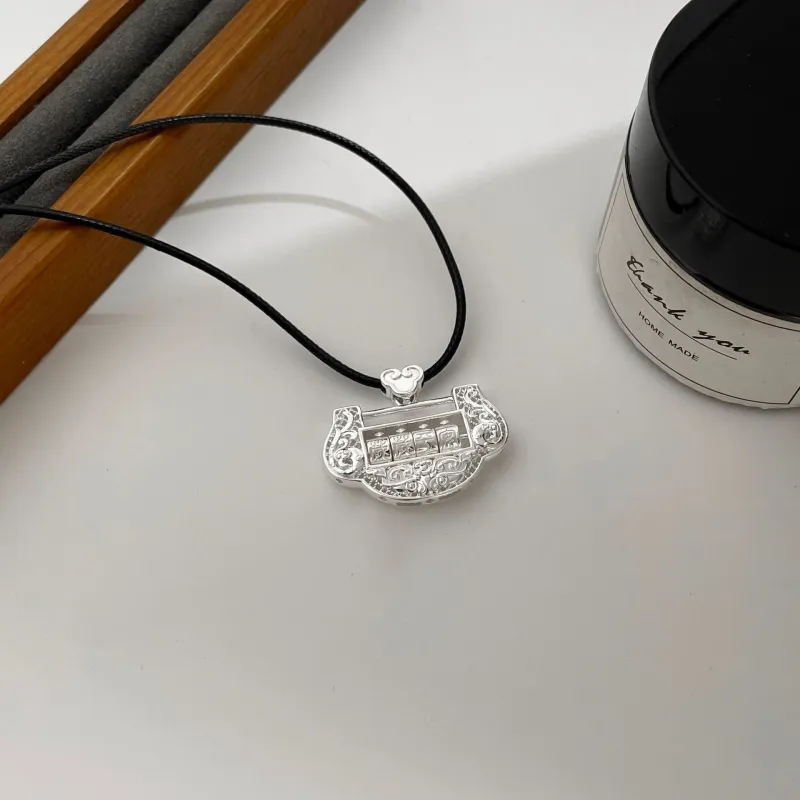 Golden Kite S925 Silver Necklaces Unisex-1