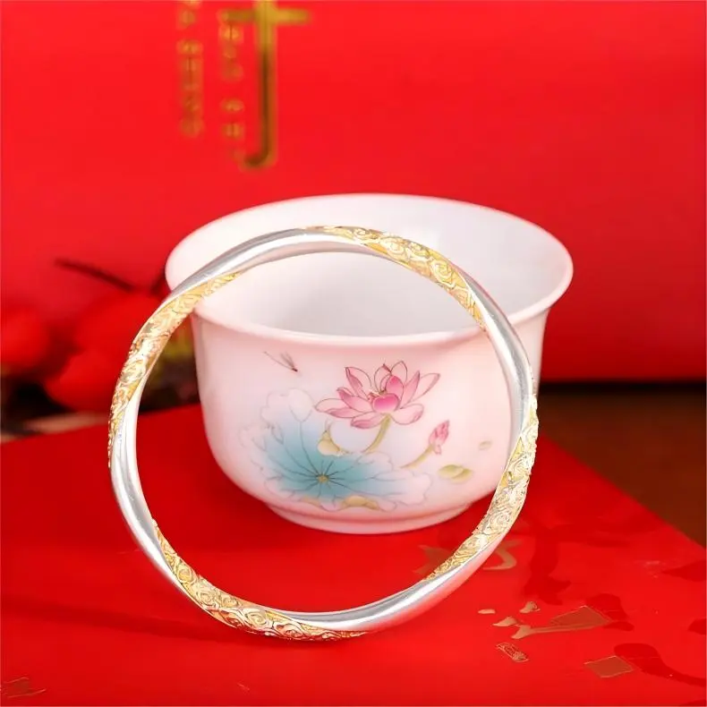 Golden Kite S999 Fine Silver Bangles Women's-2