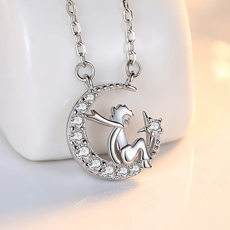 Golden Kite S925 Silver Necklaces Women's-6