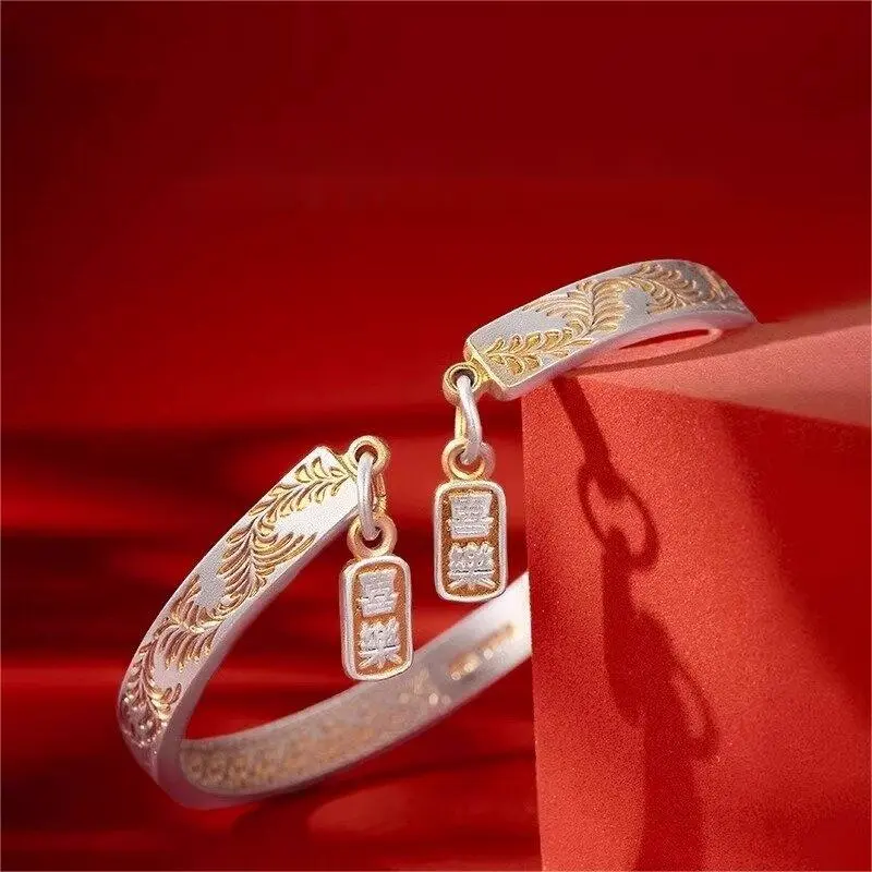 Golden Kite S999 Fine Silver Bangles Women's-3