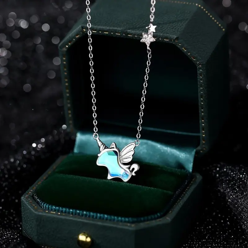 Golden Kite S925 Silver With Artificial Zircon Necklaces Women's-1