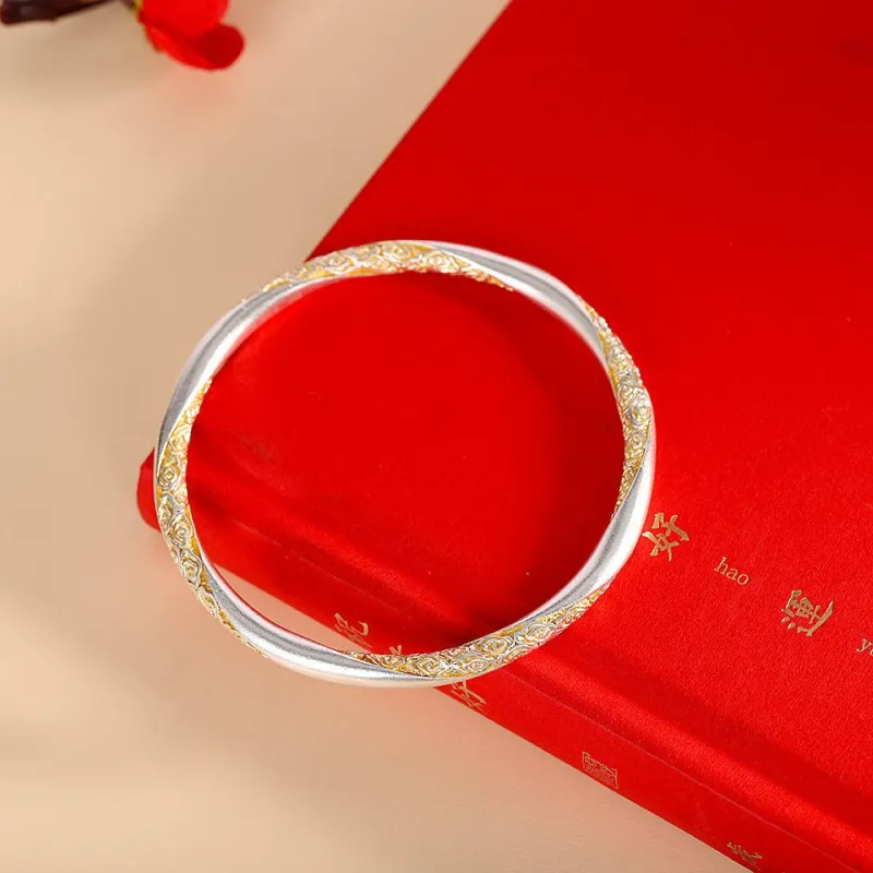 Golden Kite S999 Fine Silver Bangles Women's-3