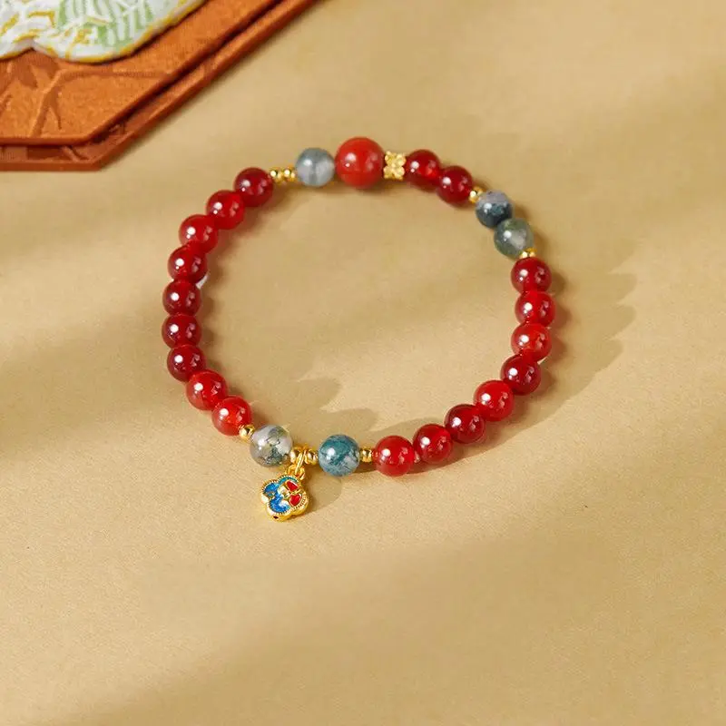 Golden Kite Agate Jade Bracelets Women's-1