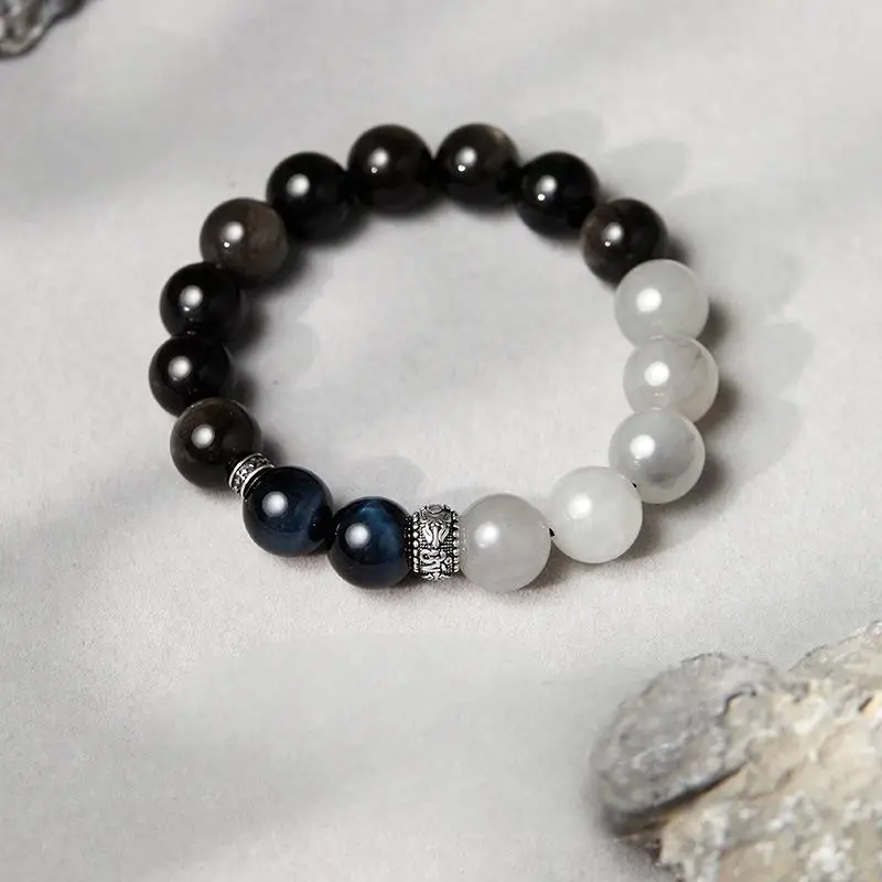 Golden Kite Crystal Jade Bracelets Men's-1