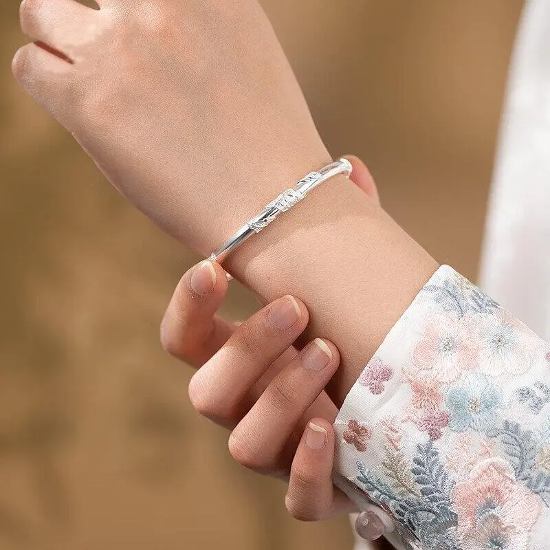 Golden Kite S999 Fine Silver Sterling Silver Bracelets Women's-4