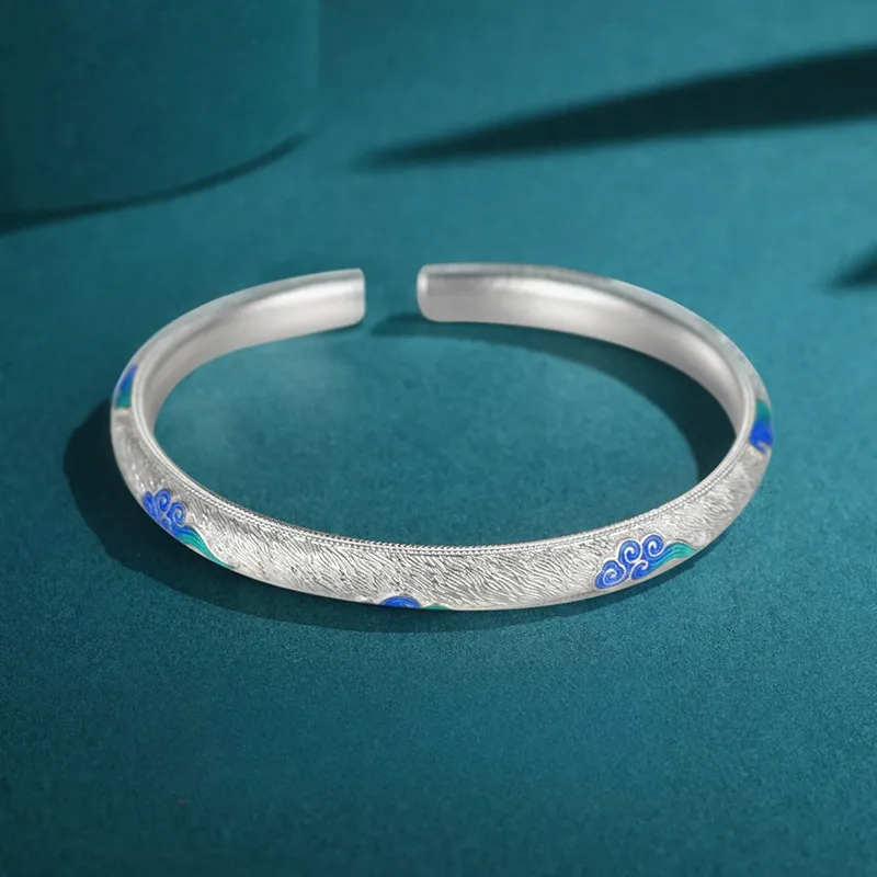Golden Kite S999 Fine Silver Sterling Silver Bracelets Women's-2