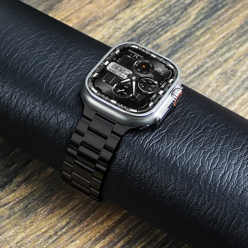 YOOVEI Watch Band Apple Compatibility Stainless Steel Material-4