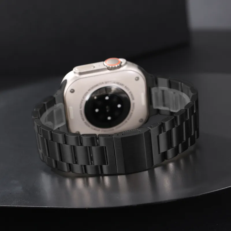 YOOVEI Watch Band Apple Compatibility Stainless Steel Material-2