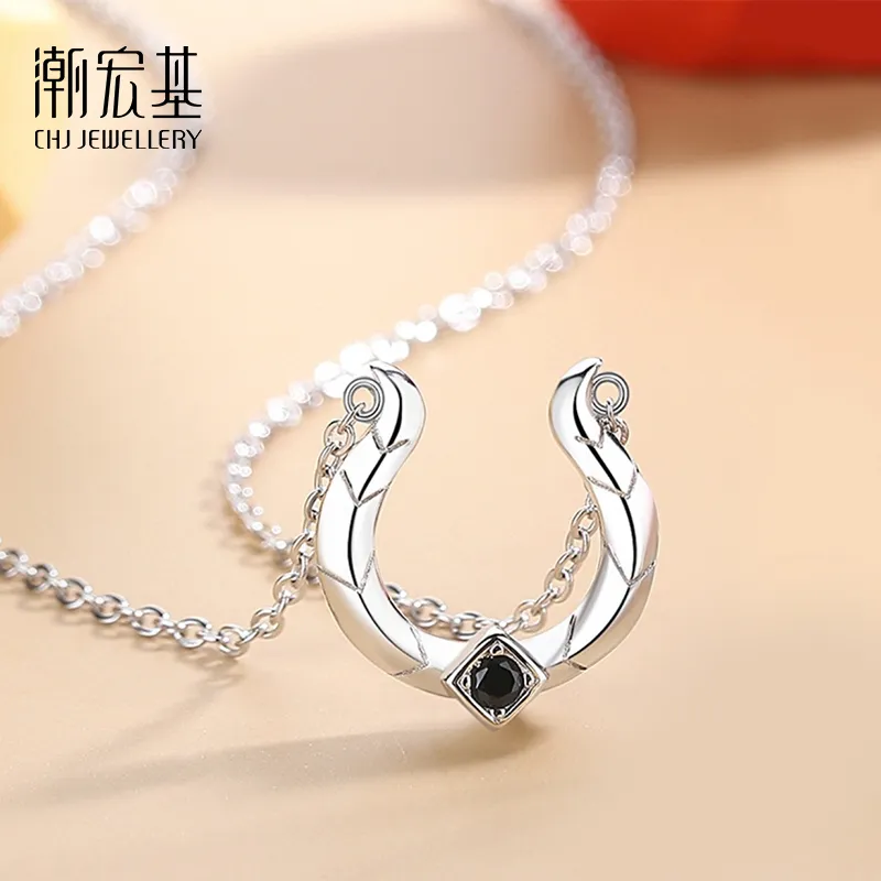CHAOHONGJI 925 Sterling Silver Necklaces Unisex-9