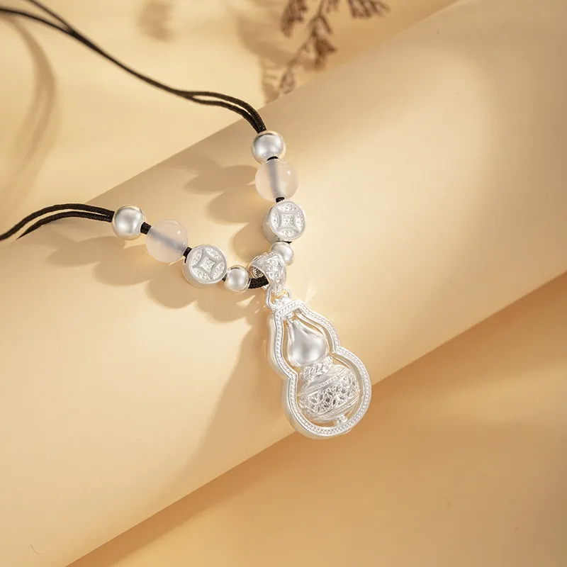 CHAOHONGJI S999 Fine Silver Necklaces Women's-2