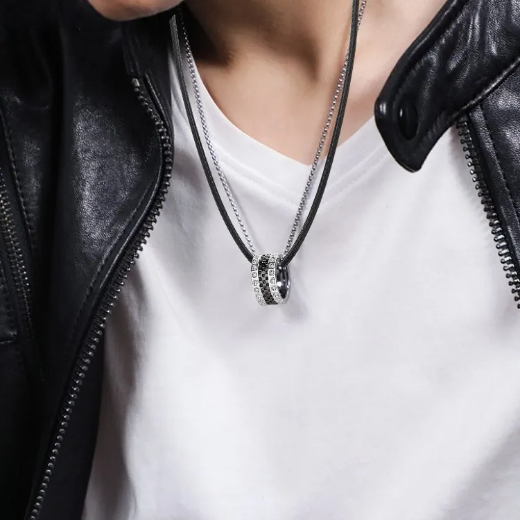 CHAOHONGJI S925 Silver Necklaces Men's-3