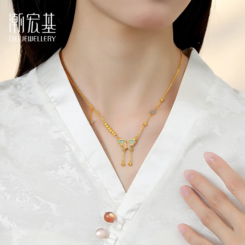 CHAOHONGJI S925 Silver Necklaces Women's-3