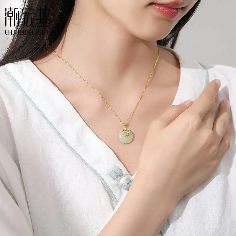 CHAOHONGJI Chalcedony Necklaces Women's-3