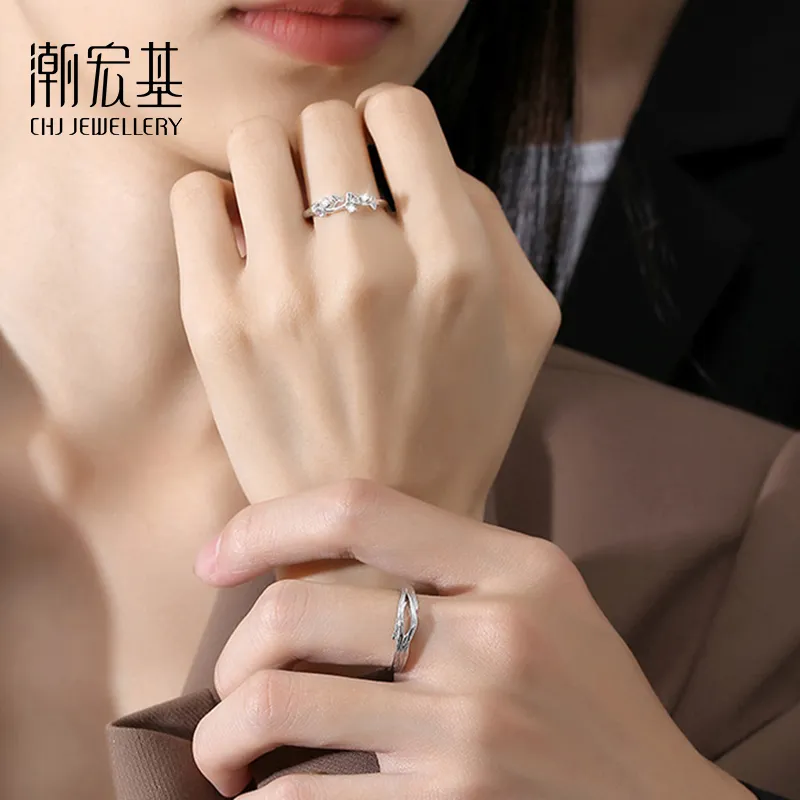 CHAOHONGJI Sterling Silver Rings Unisex-8