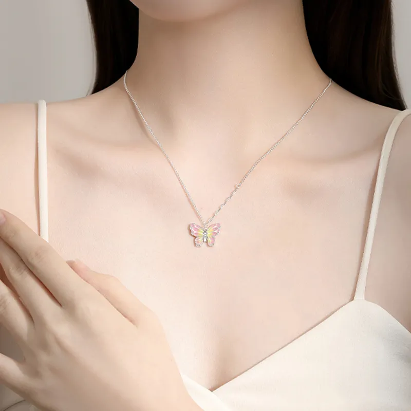 CHAOHONGJI 999 Fine Silver Necklaces Women's-4