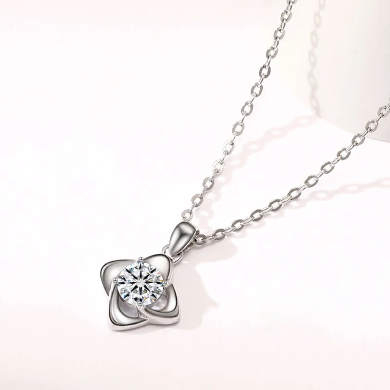 CHAOHONGJI 999 Fine Silver Necklaces Women's Good Luck-4
