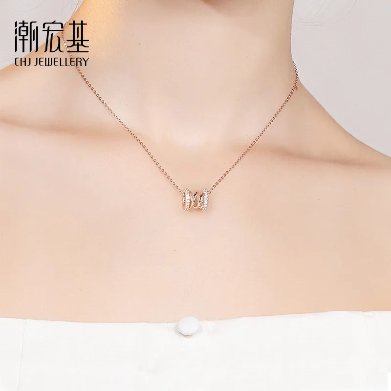 CHAOHONGJI 925 Sterling Silver Necklaces Women's-6