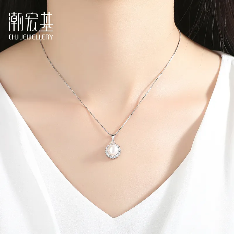 CHAOHONGJI Pearl Pendants Women's-1