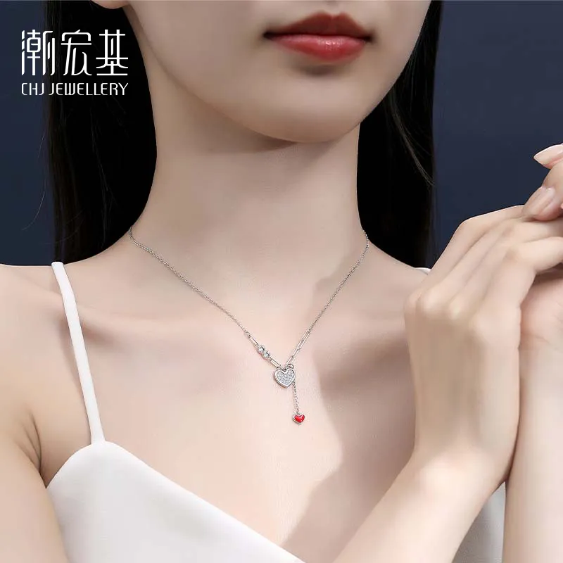 CHAOHONGJI S925 Silver Necklaces Women's-4