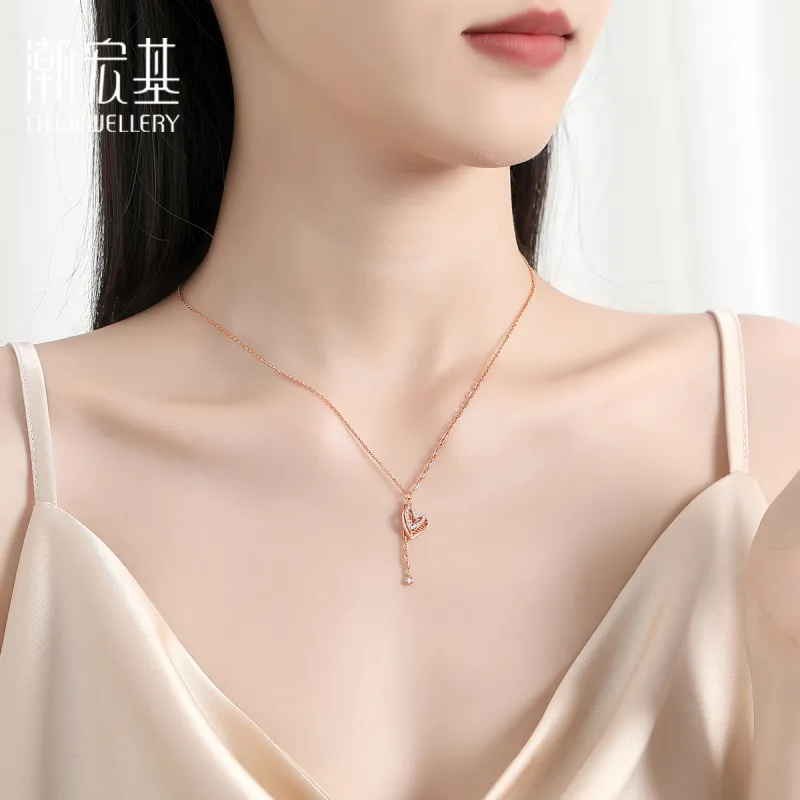 CHAOHONGJI S925 Silver Necklaces Women's-3
