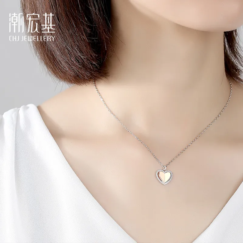 CHAOHONGJI S925 Silver Necklaces Women's-3