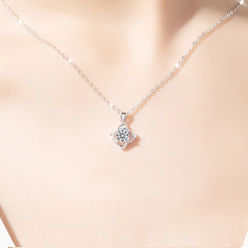 CHAOHONGJI 999 Fine Silver Necklaces Women's Good Luck-2