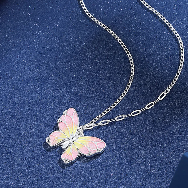 CHAOHONGJI 999 Fine Silver Necklaces Women's-3
