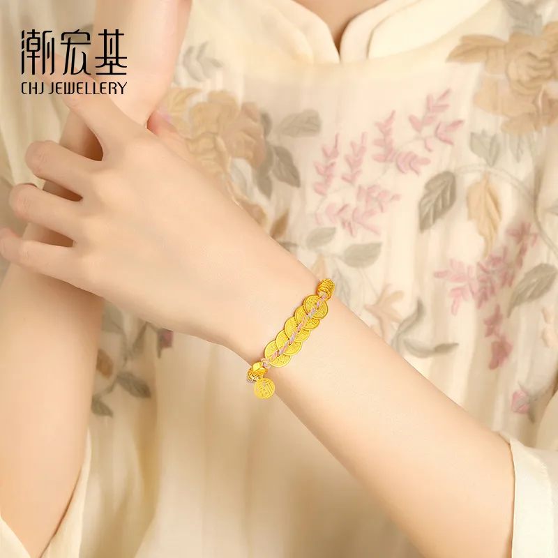 CHAOHONGJI Sterling Silver Pure Silver Bracelets Unisex-4