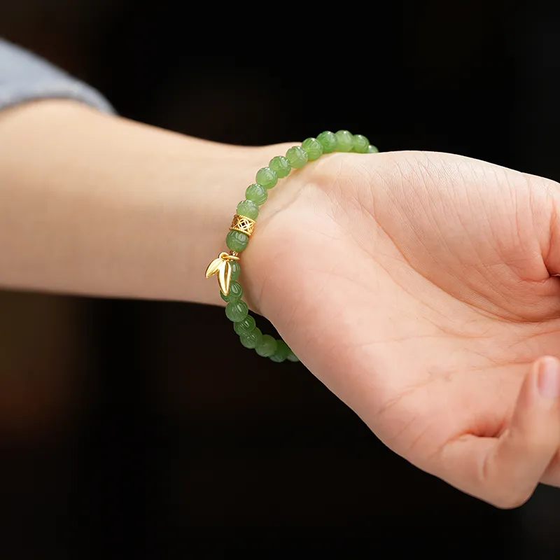 FANHAOGANG JADE Hetian Jade Bracelets Jasper Women's-5